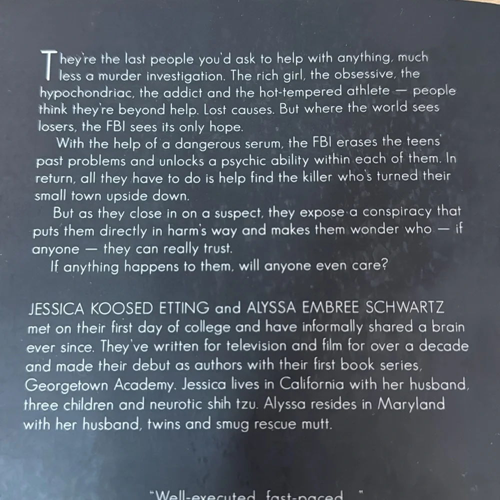 The Lost Causes by Jessica Koosted Etting & Alyssa Embree Schwartz